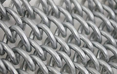 Galvanized 1/2 x 1/2 Mini Mesh Chain Link Fence