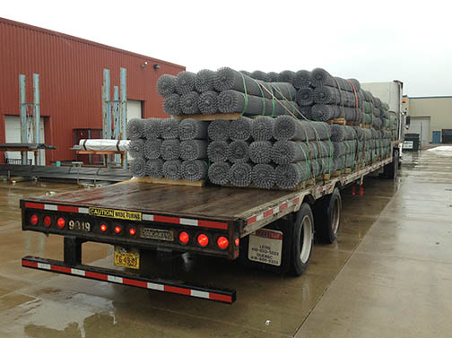 truckload of mini mesh