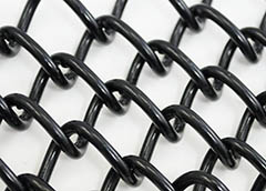fused and bonded chain link mini mesh